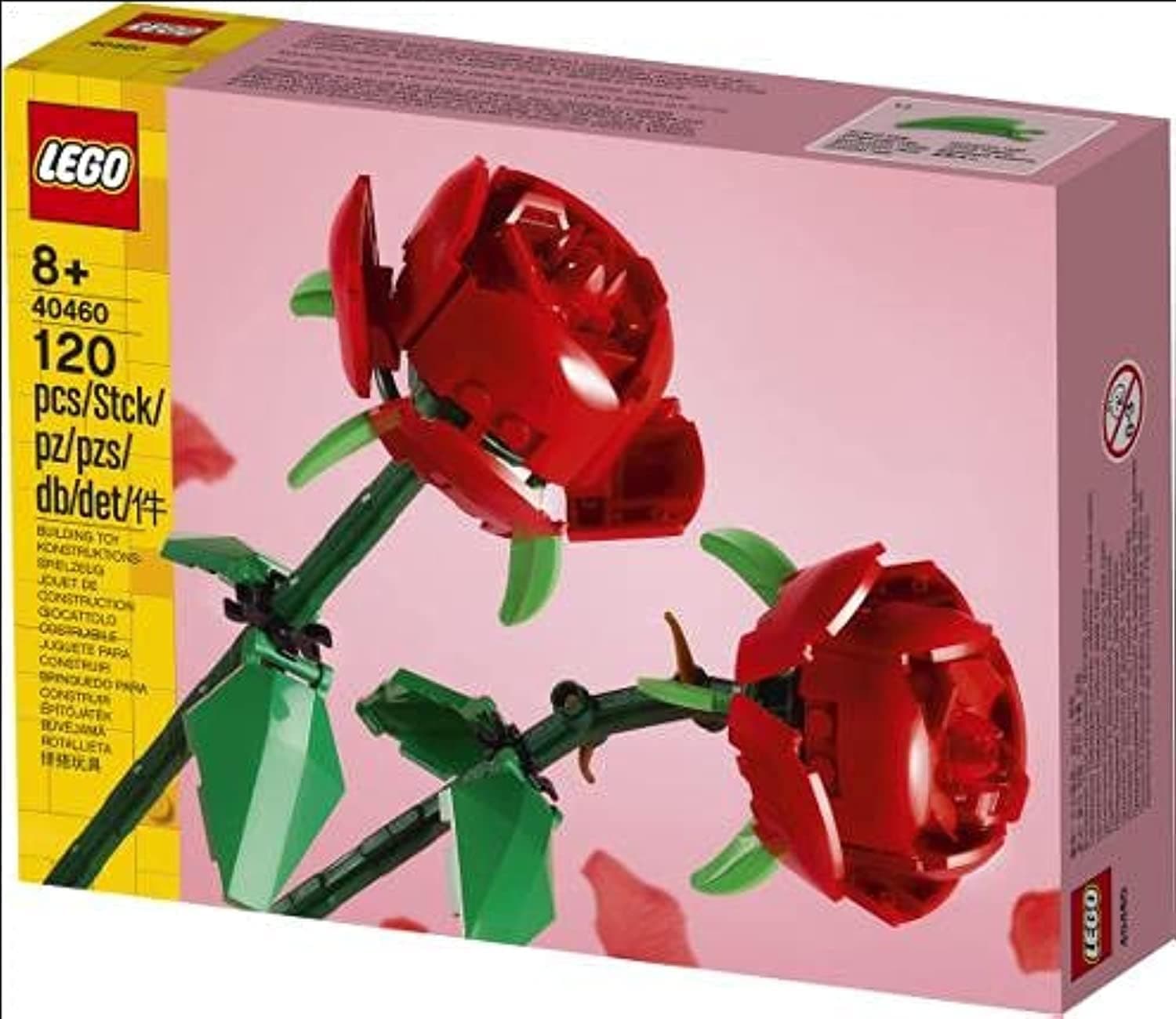 Set de dos rosas de lego